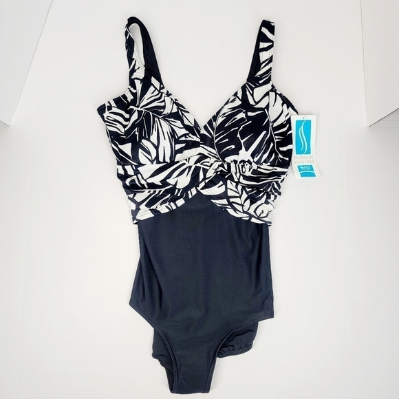 NWT Silhouette Solution Waist Minimizer One Piece Swimsuit - Picture 3 of 9